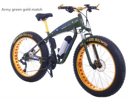 Buy 21 Speed Gear 350w 26 Inch Electric Fat Bike at wholesale prices
