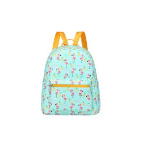 Customized Casual Polyester School Backpack With Adjustable Straps Zippered