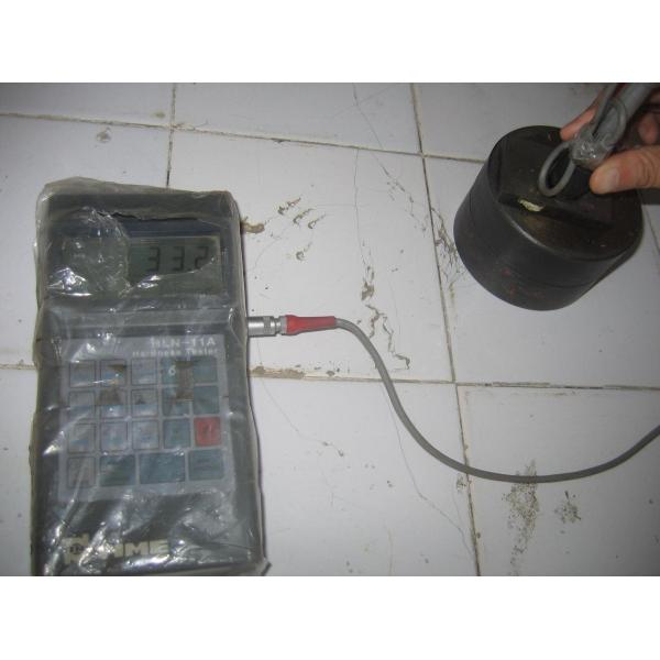 Check Hardness Tester before testing
