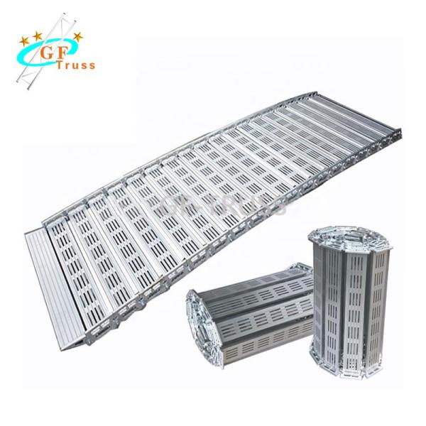 Buy Inclined Flat Aluminum Folding Truss Board Portable Loading Entrucking at wholesale prices