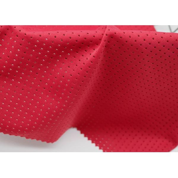 Jacquard Sports Mesh Fabric Sportswear Yoga 4 Way Stretch Knitted