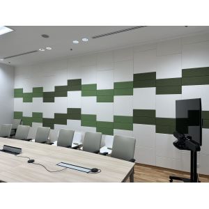 Wall Panels Fabric Wrapped Acoustic Sound Absorbing Fiberglass Board