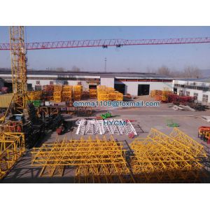 TC6515 Tower Crane Electric Power Cable 10T Load 65m Boom Length