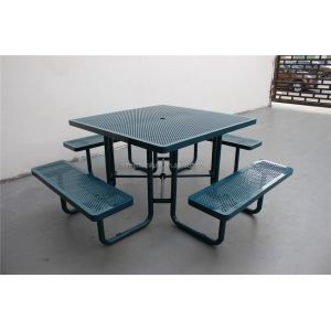 2040mm Length Outdoor Table Benches Weather Resistant Anti Rust
