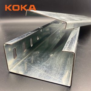 China High Strength Galvanized Steel Perforated Cable Trunking on sale