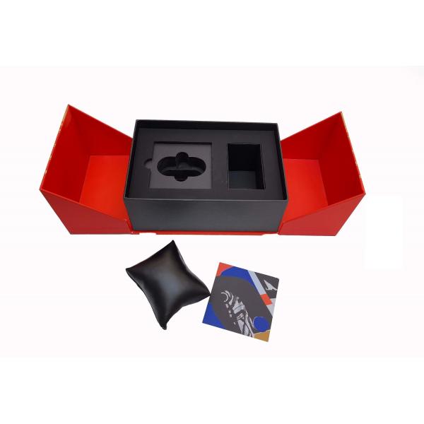 CMYK Custom Rigid Boxes , luxury gift packaging with Gold Foil Stamping EVA tray