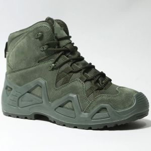 Side Zip Military Zipper Boots Mens Winter Cotton Non-Slip Wear-Resistant