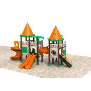 Durable Fun Kids Outdoor Playground Equipment Easy To Install Bright Colors