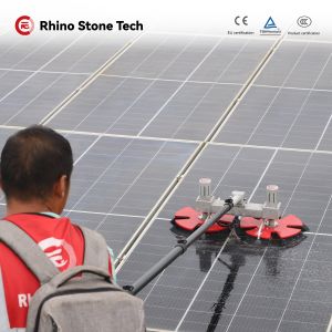 Solar Panel Washer Electric Rotary Brush Photovoltaic Pollution Eliminate