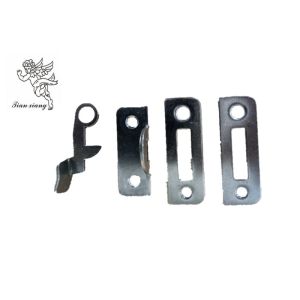 Black  / Silver Funeral Coffin Latch , Customized Adult Iron Coffin Lock