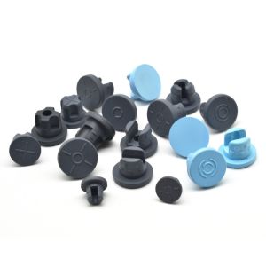 13mm 20mm Injection Vial Stopper Blue Silicone Rubber Stopper