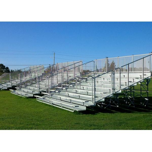 Buy Simple Assembly Aluminum Grandstands with Anodized Aluminum Seat Planks at wholesale prices