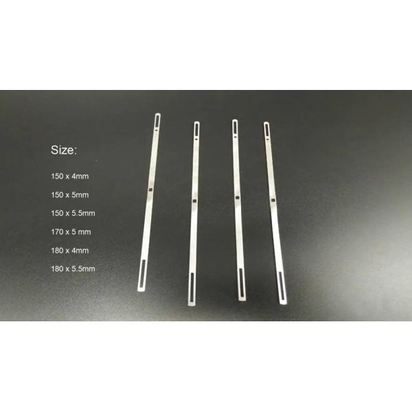 Duplex Knitting SS Wire Heald Wire 180x5.5x0.3 Jakob Muller 163004601