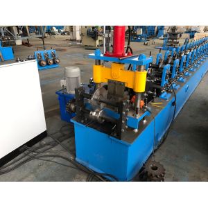Double Head Decoiler Ceiling Roll Forming Machine 19 stations 40GP Container