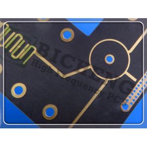 10mil RT duroid 5880 PCB Dual Layer Copper Filled Via