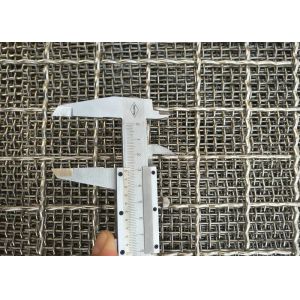 Coal Industry SS Vibrating Screen Mesh Crimped Wire Cloth For Stone Crusher