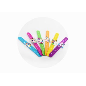 Star & Unicorn silicone slap bracelet unicorn bracelet for children