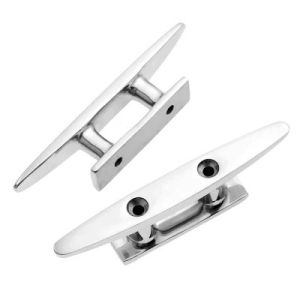 China Marine Hardware Fittings AISI 316 Stainless Steel Boat Cleat with Polished Finish on sale