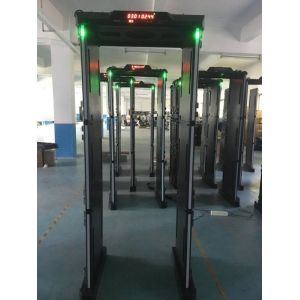 China 24 Zone Security Metal Detector 60 People / Min With Visual Audible Alarm Walk through metal detector on sale