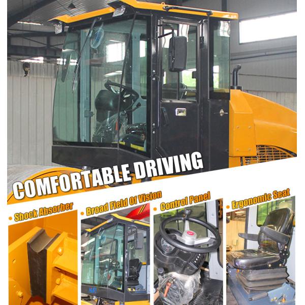 10 Ton Vibratory Road Roller with Hydraulic Features Small Road Roller Compactors Machine