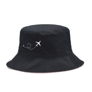 Double sided Bucket hat travel custom logo activity embroidered sunshade