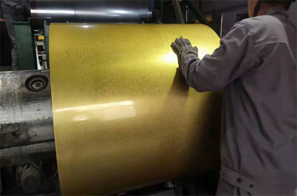 0.38mm ASTM A653 Prepaiting Coil APF PPGL PPGI Galvanized Steel Coil For Roofing