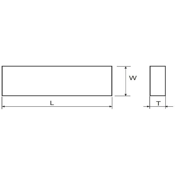 K05 Tungsten Carbide Flat Bar for Metal / wood cutting 310mm