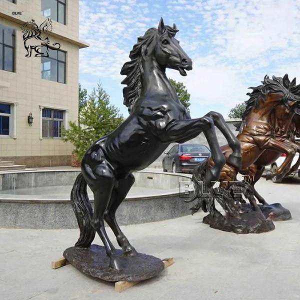 Bronze Life Size Horse Sculptures Copper Metal Animal Large Garden Statues Custom Outdoor
