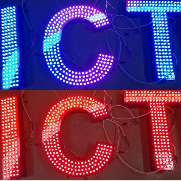 Large Decorative Well Fabricated Surface Lit LED Point Light Outdoor Led Letter Lights