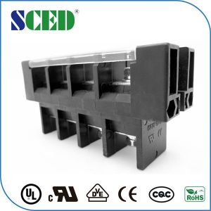PBT Electrical Terminal Block , Steel M6 Barrier Strip Connector