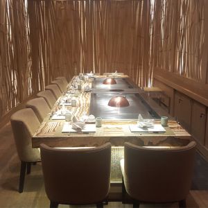 8KW 450x420mm Cooking Size Teppanyaki Grill Table with Food Grade Special Alloy