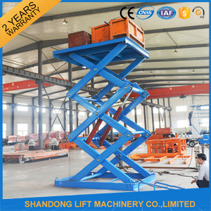 3T 5M Stationary Hydraulic Scissor Lift