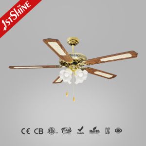 Traditional Classic Ceiling Fans Chandelier 52 Inch For Restaurant