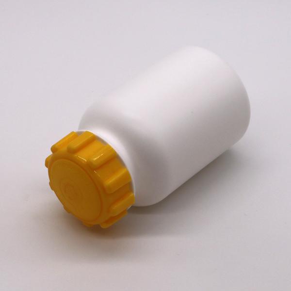 300cc HDPE Round Plastic Capsule Bottle with Screw Cap for Medicine Supplement Tablet