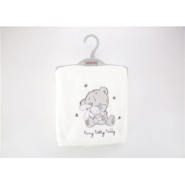 Fashionable Baby Soft Swaddle Blanket , Flannel Swaddle Blanket Super Weather