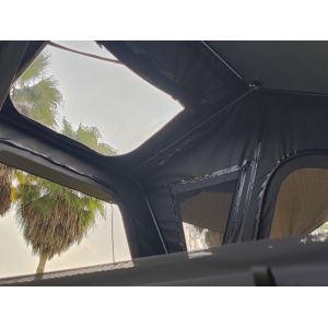 2025 Hydraulic Stainless Steel Rod Aluminum Hard Shell Roof Top Tent for 2-3