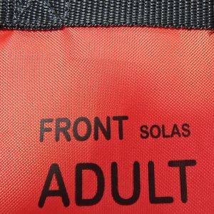 Marine Cloth 300d Life Jacket Fabric Red Color Polyester Oxford For Lifevest