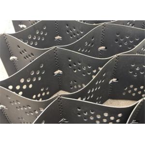 Height 200mm 1100N Geocell Confinement System For River Regulation