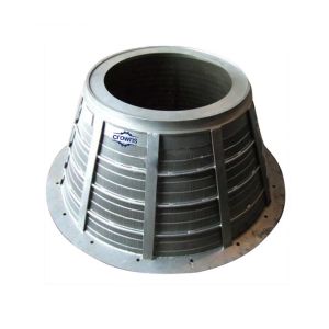 Stainless Steel Cylinder Coal Centrifuge Basket Wire Wrap V Shape Wedge Wire