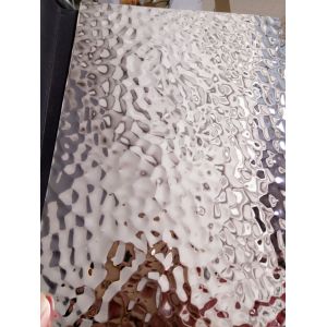 Hammered Copper Finish Stainless Steel Sheets For Wall Decoration Panel