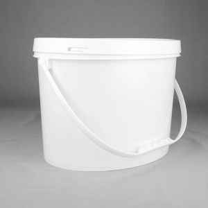 Oval Shape Food Grade PP 10L Plastic Pail Excellent Seal Ability