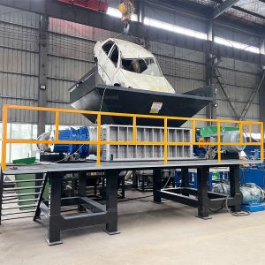 Hydraulic Municipal Waste Shredder/crusher Machine Textile Shredder Plastic Bag