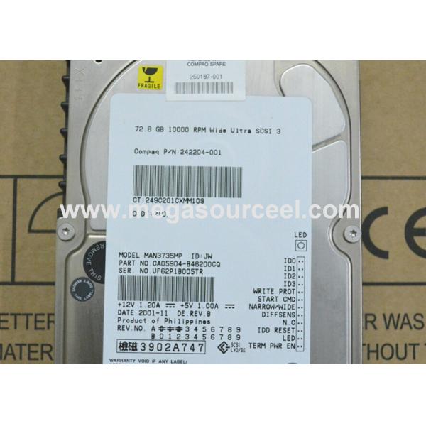 3.5 inch FUJITSU MAN3735MP 73 GB 10K RPM U160 SCSI Hard Disk 68 Pin