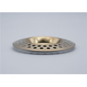 Golden Stainless Steel Sink Strainer Replacement OD 70 Mm Anti - Corrosion