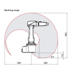 IRB120 Used ABB Robot Payload 3kg Pick And Place As Assembly Machine