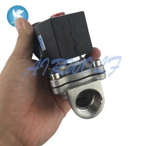 Compressed Air Solenoid Valve , Electro Pneumatic Solenoid Valve Aluminium Body