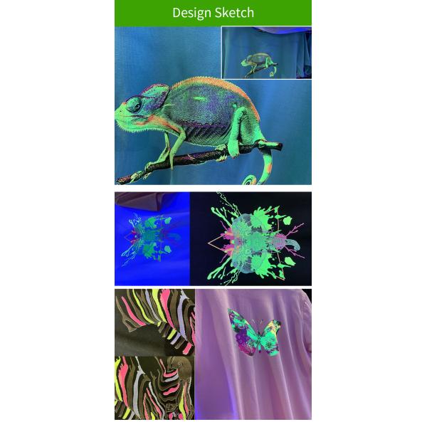 Epson Ink Cartridges Flatbed Printer Fluorescent Led Uv Ink For Epson