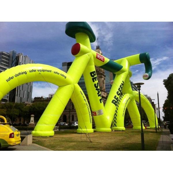 Buy commerical large Inflatable giant advertising bike model for sale at wholesale prices