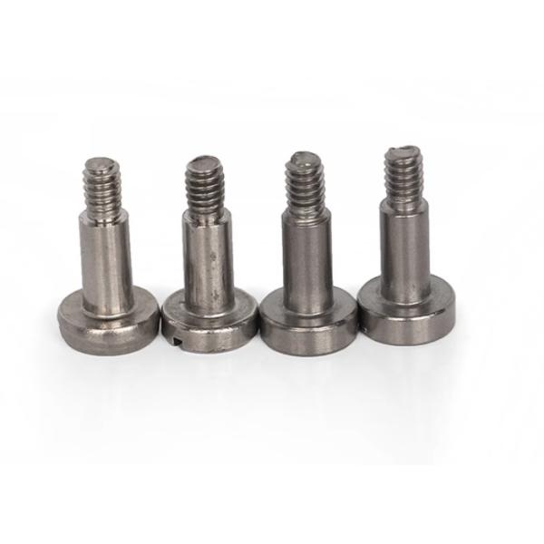 Custom Stainless Steel Metal Shoulder Metal Bolts with slot for Engineering furniture in 1/6 8/12 1