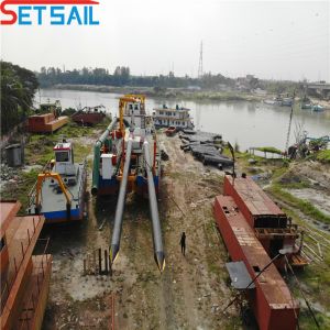 Shijiazhuang Sand Pump 6 Inch Cutter Suction Dredging Ship with and 450m3 Water